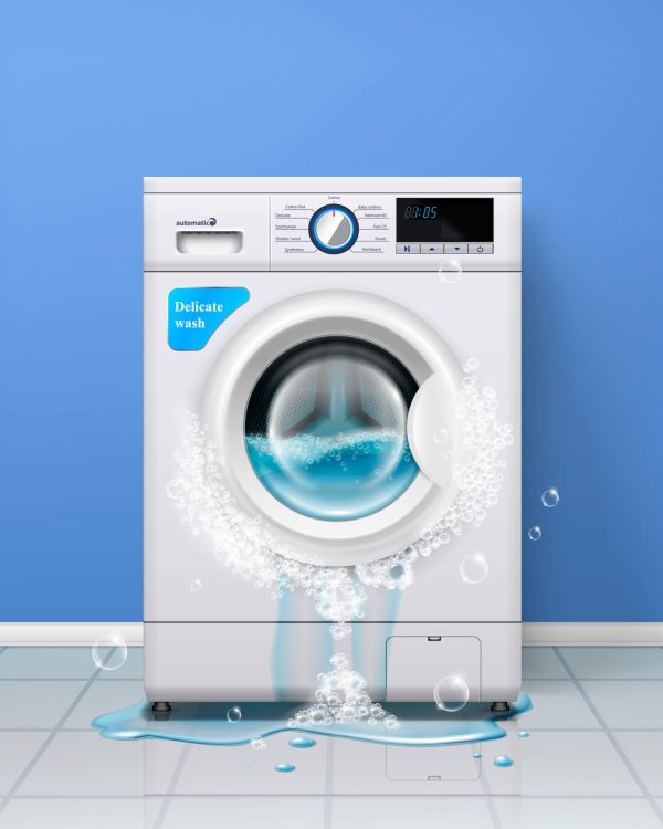 Broken washing machine realistic indoor composition with clothes washer and water pouring out of the door vector illustration SSUCv3H4sIAAAAAAACA01RTU/DMAz9K1bOFQNx6xFpQiCQJuA2cfASr7WaxlM+Oqap/x2n2xCn2H728/PL2ewwsTXt2bD3JeWImSWY9qEx5DhLZPSmvZ8bkzLmkihpr2YWM3WKLvmNZHuuddOaL7J9EC/dyehg2WnpnZMl7zGQlGTm5tb6VNg7Dl1avWFwI8Yh/c28BCcSzfzdGOwo2FPdrcsjecJFylah4ZgpjlddEzuSS4jFcQ3NJBa94o9Vt94oY612EQ8928gTxZo7SjZWQVEGCnDE1KssGNHqSxAJPafMFnhRBVbGgySudsGRcw/WS+4pLZMUQa/RUKXBQUqsVFIyyB60CRaGiawaDP+Nv4O1uo47T7DefC4cHxScknCA180z7CWO6ltj8k91zzRXGy9caeXISqWaSCEZ9CPnef4Fw60URuYBAAA=